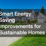 Smart Energy Saving Improvements for Sustainable Homes