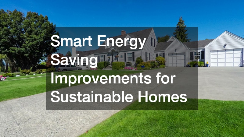 Smart Energy Saving Improvements for Sustainable Homes