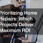 Prioritizing Home Repairs: Which Projects Deliver Maximum ROI
