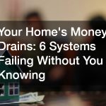 Your Home’s Money Drains: 6 Systems Failing Without You Knowing