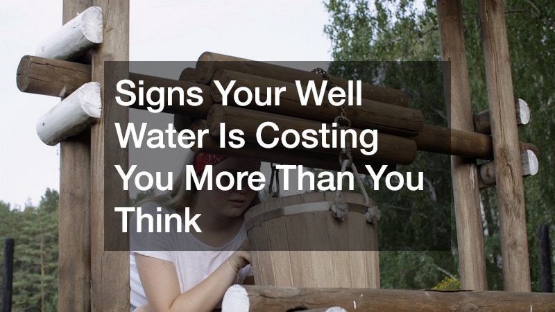 Signs Your Well Water Is Costing You More Than You Think